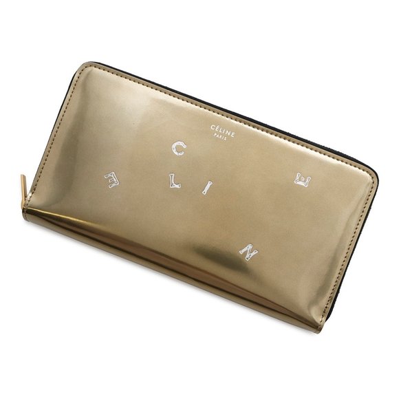 CELINE Gold Wallet - Picture 1 of 11
